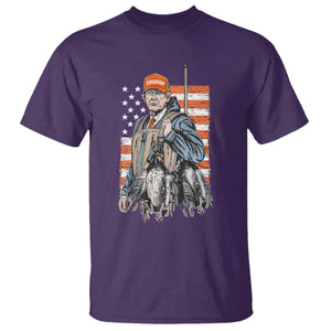 Trump Camo Duck Hunting T Shirt Hello Hunting Season US Flag TS02 Purple Print Your Wear