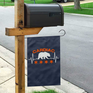 Cardiac Bear Heart Rate Garden Flag Funny Heart-Stopping Game Day Sport Fans TS02 Print Your Wear