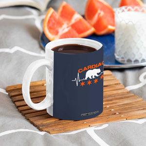 Cardiac Bear Heart Rate Coffee Mug Funny Heart-Stopping Game Day Sport Fans TS02 Print Your Wear