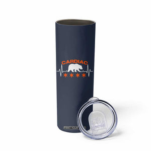 Cardiac Bear Heart Rate Skinny Tumbler Funny Heart-Stopping Game Day Sport Fans TS02 Print Your Wear