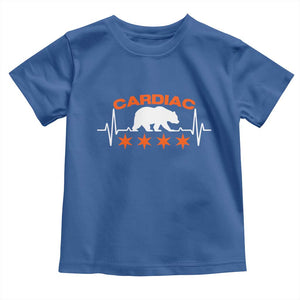 Cardiac Bear Heart Rate Toddler T Shirt Funny Heart-Stopping Game Day Sport Fans TS02 Royal Blue Print Your Wear