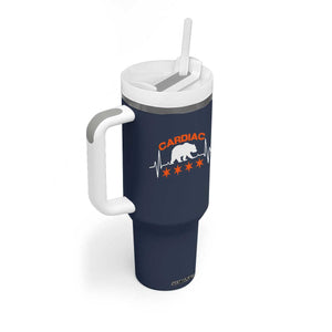 Cardiac Bear Heart Rate Tumbler With Handle Funny Heart-Stopping Game Day Sport Fans TS02 Print Your Wear