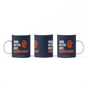 Good Better Best Cardiac Arrest Heart Graphic Coffee Mug Funny Heart-Stopping Game Day Sport Fans TS02 Print Your Wear