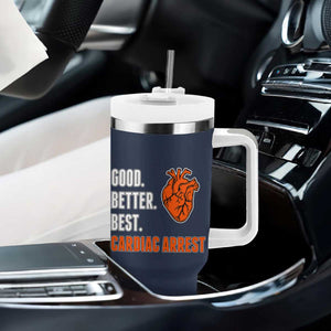 Good Better Best Cardiac Arrest Heart Graphic Tumbler With Handle Funny Heart-Stopping Game Day Sport Fans TS02 Print Your Wear