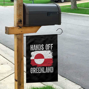 Hands Off Greenland Garden Flag Distressed Flag Resist Political Protest TS02 Print Your Wear