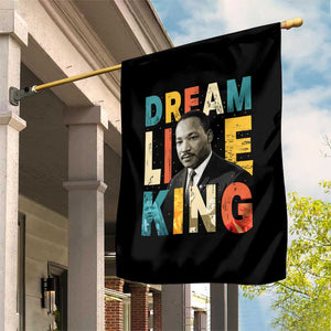 Dream Like King Inspirational MLK Graphic Garden Flag Civil Rights Legacy Tribute TS02 Print Your Wear
