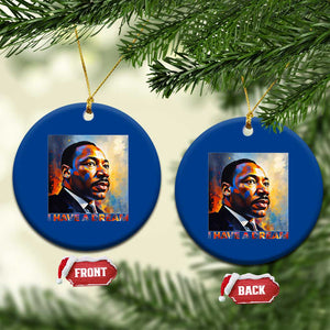 I Have A Dream Inspirational MLK Quotes Ceramic Ornament Equality and Justice Martin Luther King Tribute TS02 1pc Blue Print Your Wear