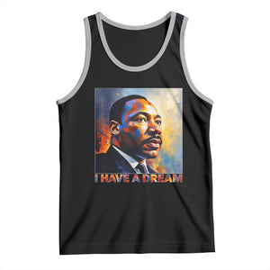 I Have A Dream Inspirational MLK Quotes Tank Top Equality and Justice Martin Luther King Tribute TS02 Black Athletic Heather Print Your Wear