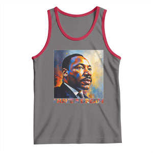 I Have A Dream Inspirational MLK Quotes Tank Top Equality and Justice Martin Luther King Tribute TS02 Deep Heather Red Print Your Wear
