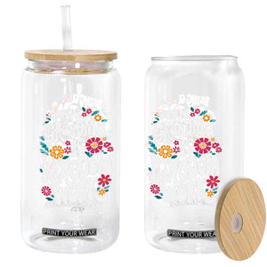 Floral Scripture for Grandmother Glass Can Being a Grandma is Kingdom Work Christian Faith Inpired TS02 Print Your Wear