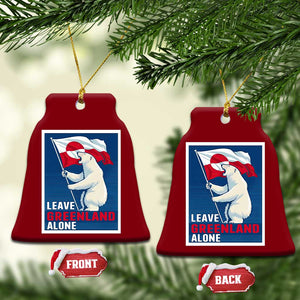 Leave Greenland Alone Polar Bear Resist Ceramic Ornament Vintage Patriotic Propaganda Sovereignty Protest TS02 Print Your Wear