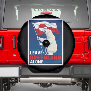Leave Greenland Alone Polar Bear Resist Spare Tire Cover Vintage Patriotic Propaganda Sovereignty Protest TS02 Black Print Your Wear