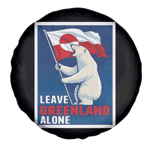 Leave Greenland Alone Polar Bear Resist Spare Tire Cover Vintage Patriotic Propaganda Sovereignty Protest TS02 Print Your Wear