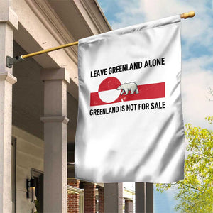 Leave Greenland Alone Polar Bear Protest Garden Flag Not For Sale Patriotic Flag TS02 Print Your Wear
