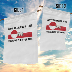 Leave Greenland Alone Polar Bear Protest Garden Flag Not For Sale Patriotic Flag TS02 Print Your Wear