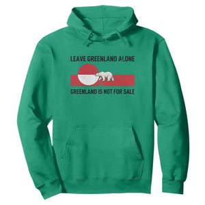 Leave Greenland Alone Polar Bear Protest Hoodie Not For Sale Patriotic Flag TS02 Irish Green Print Your Wear