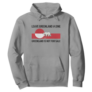 Leave Greenland Alone Polar Bear Protest Hoodie Not For Sale Patriotic Flag TS02 Sport Gray Print Your Wear