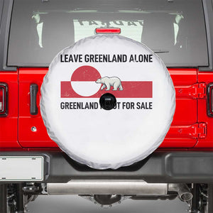 Leave Greenland Alone Polar Bear Protest Spare Tire Cover Not For Sale Patriotic Flag TS02 White Print Your Wear