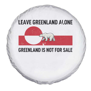 Leave Greenland Alone Polar Bear Protest Spare Tire Cover Not For Sale Patriotic Flag TS02 Print Your Wear