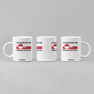Leave Greenland Alone Polar Bear Protest Coffee Mug Not For Sale Patriotic Flag TS02 Print Your Wear