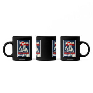 Leave Greenland Alone Vintage Poster Graphic Coffee Mug Retro Polar Bear Waving Flag Patriot TS02 Print Your Wear