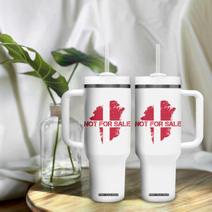 Denmark Stand With Greenland Not For Sale Tumbler With Handle Danish Flag Unity Support Protest TS02 Print Your Wear