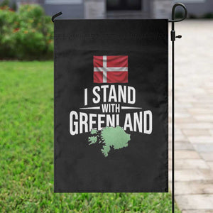 Denmark I Stand With Greenland Garden Flag Danish Flag and Map Unity Support Protest TS02 Print Your Wear