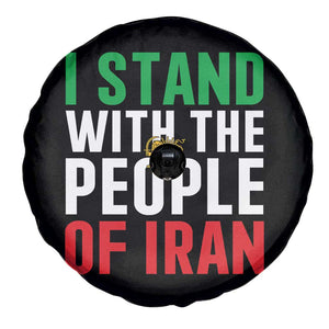 I Stand With The People of Iran Spare Tire Cover Iranian Revolution Freedom Supporter TS02 Print Your Wear
