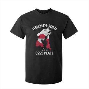 Polar Bear Greenland Flag Graphic T Shirt For Kid It's a Cool Place Arctic Circle TS02 Black Print Your Wear