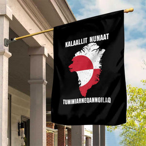 Kalaallit Nunaat Tuniniagaanngilaq Greenlandic Garden Flag Greenland Is Not For Sale Patriotic Grunge Flag TS02 Print Your Wear