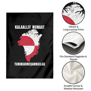 Kalaallit Nunaat Tuniniagaanngilaq Greenlandic Garden Flag Greenland Is Not For Sale Patriotic Grunge Flag TS02 Print Your Wear