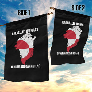 Kalaallit Nunaat Tuniniagaanngilaq Greenlandic Garden Flag Greenland Is Not For Sale Patriotic Grunge Flag TS02 Print Your Wear