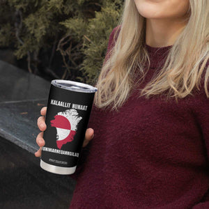 Kalaallit Nunaat Tuniniagaanngilaq Greenlandic Tumbler Cup Greenland Is Not For Sale Patriotic Grunge Flag TS02 Print Your Wear