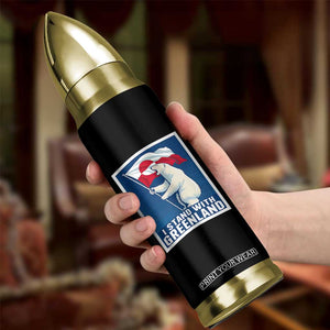 I Stand With Greenland Polar Bear Resist Bullet Tumbler Vintage Patriotic Propaganda Sovereignty Protest TS02 Print Your Wear