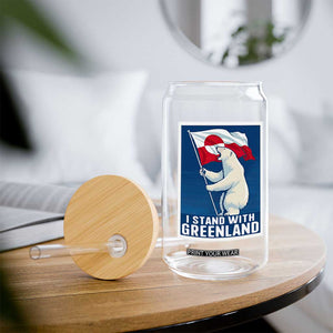 I Stand With Greenland Polar Bear Resist Glass Can Vintage Patriotic Propaganda Sovereignty Protest TS02 Print Your Wear