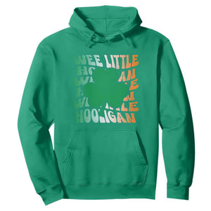 Funny St. Patricks Day Hoodie Wee Little Hooligan Funny Leprechaun Kids Boys Girls TS02 Irish Green Printyourwear