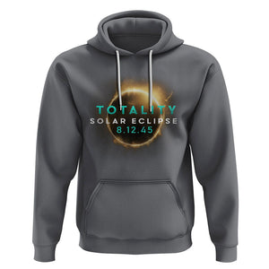 Total Solar Eclipse 2045 Hoodie American Totality August 12 TS02 Charcoal Printyourwear