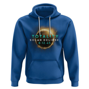 Total Solar Eclipse 2045 Hoodie American Totality August 12 TS02 Royal Blue Printyourwear