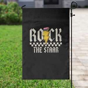 Rock The STAAR Day Garden Flag Texas Teacher Student Motivational Testing TS02 Print Your Wear