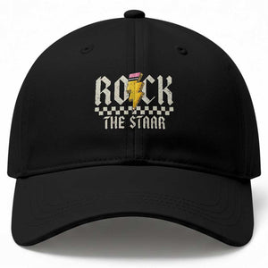 Rock The STAAR Day Baseball Cap Texas Teacher Student Motivational Testing TS02 Print Your Wear