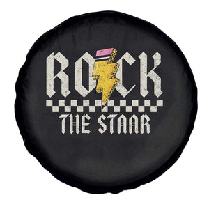 Rock The STAAR Day Spare Tire Cover Texas Teacher Student Motivational Testing TS02 Print Your Wear
