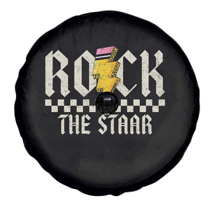 Rock The STAAR Day Spare Tire Cover Texas Teacher Student Motivational Testing TS02 Print Your Wear