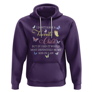 Son In Law Hoodie My Favorite Child Most Definitely My Son-In-Law Funny Retro TS02 Purple Printyourwear