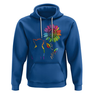 LGBT Ally Cat Hoodie Gay Pride Rainbow Sunflower TS02 Royal Blue Printyourwear