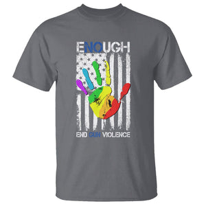 Gun Violence Awareness T Shirt Enough End Gun Violence Protect Our Children Orange Mom Dad TS02 Charcoal Printyourwear