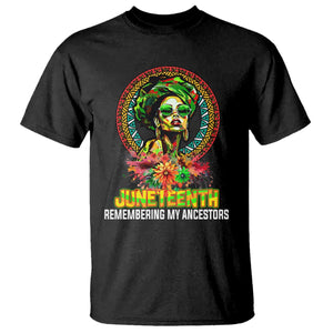 Juneteenth 1865 T Shirt Remembering Ancestors African American Woman TS02 Black Print Your Wear