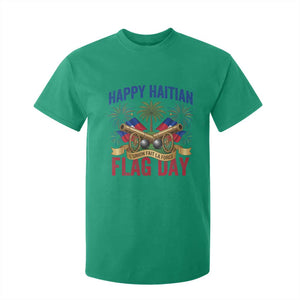 Happy Haitian Flag Day Celebration Graphic T Shirt For Kid May 18 National Pride Haiti Heritage TS02 Irish Green Print Your Wear