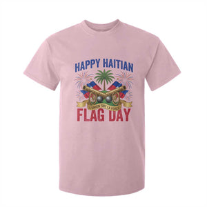 Happy Haitian Flag Day Celebration Graphic T Shirt For Kid May 18 National Pride Haiti Heritage TS02 Light Pink Print Your Wear