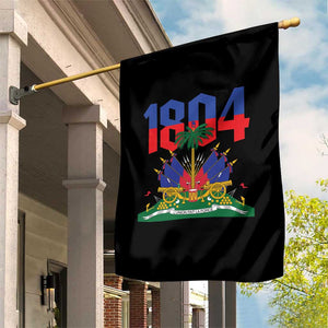 Haiti 1804 Independence Year Graphic Garden Flag Haitian Pride Coat of Arms National Heritage TS02 Print Your Wear