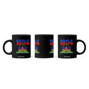 Haiti 1804 Independence Year Graphic Coffee Mug Haitian Pride Coat of Arms National Heritage TS02 Print Your Wear